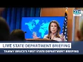 LIVE Tammy Bruce s First State Department Briefing DRM News