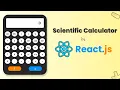 Built a Scientific Calculator Using React Tailwind CSS
