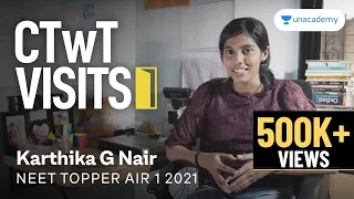 Download CTwT Visits NEET Topper Karthika G Nair AIR 1 NEET 2021 | Study Room | Learning Hacks MP3