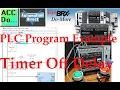 Do-More PLC Program Example Timer Off Delay