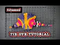 Advanced Tie Dye Techniques Tutorial - Dreamcatcher Mandala with Heart Honeycomb Spine