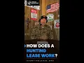 How does a hunting lease work
