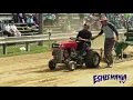 Massey Garden Tractor Pulling Rough Tumble 2019 Reunion Show