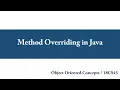 3 2 2 ii Method Overriding in Java