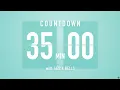 35 Minute Countdown Timer Flip Clock with Jazz Bells