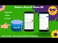 Room DB Delete data and display on recyclerview in android kotlin