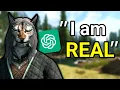Skyrim VR but all NPC s ai use CHATGPT