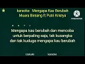 karaoke Mengapa kau berubah Muara Bintang ft Putri Kristya
