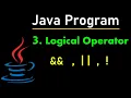 Logical Operators Example in Java Hindi Learn Coding