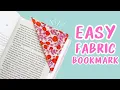 EASY FAST Sewing for Beginners - DIY Fabric Bookmark