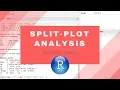 Split plot analysis LSD test and plotting bar graphs using R