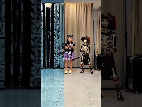 当骷髅怪碰到邪恶史蒂夫💀😈⬛️ #海贼王 #funny #路飞