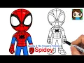 How to Draw Spiderman from Spidey and His Amazing Friends