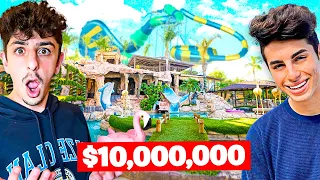 visiting youtuber houses insane backyard waterpark