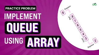 Implement Queue using array School Practice Problem GeeksforGeeks School