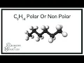 Is Hexane C6H14 Polar or NonPolar Check Polarirty