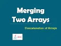Merging Two Arrays in Java Arrays ICSE Syllabus