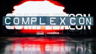 King Ice x Sonic ComplexCon 2023 Iced Out Sonic Statue Exclusive Jewelry Kid Cudi Performance