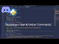 Discord py Rewrite Ban Unban Commands