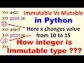 Mutable vs Immutable data types in Python - Python Programming