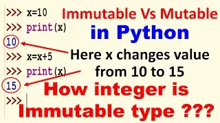 Mutable vs Immutable data types in Python - Python Programming