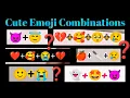 Asthetic Emoji Combinations Cute Emoji Combinations For Your Loved Ones