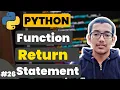 Return Statement in Python Python Tutorial For Begnners in Hindi