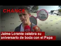 Jaime Lorente blessed as his wedding anniversary coincides with the Pope s visit