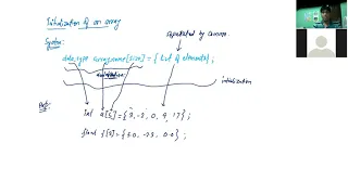 Initialization of an array in C