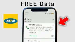 how to get free data on mtn no recharge needed 2025 update