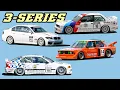 BMW 3-SERIES TOURINGCARS E21 E30 E36 E46 E90 G20 80 000 subs special