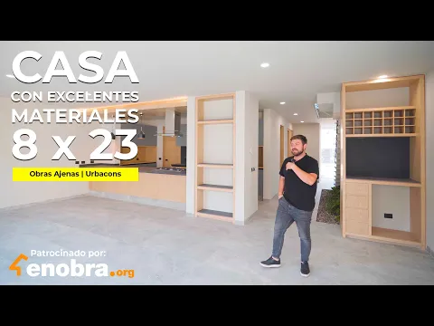 Download MP3 CASA con MATERIALES de ALTA CALIDAD y EXCELENTE DISTRIBUCIÓN en 8 X 23 | Obras Ajenas Urbacons | P2