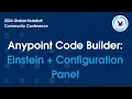 Anypoint Code Builder Einstein Configuration Panel