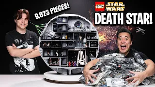 Building the $1,000 LEGO UCS DEATH STAR in Under 5 Minutes!!! Most EXPENSIVE LEGO Set Ever!