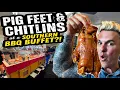 Pig Feet Chitlins at an All-You-Can-Eat Southern Buffet