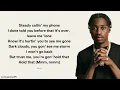 Lil Tjay - Calling My Phone (Lyrics) feat. 6LACK