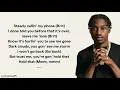 Download Lagu Lil Tjay - Calling My Phone (Lyrics) feat. 6LACK