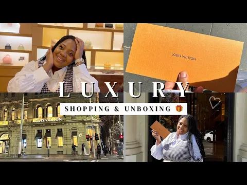Download MP3 LUXURY shopping and unboxing | Louis Vuitton | South African YouTuber