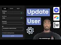 Build A Update Profile Page - Easy Beginner Tutorial Update User Request