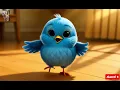 🐦 Mini Mini Bir Kuş Donmuştu Pencereme Konmuştu 🐦 Bıdık Çocuk Şarkıları l Bebek Şarkıları