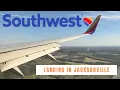 Sunny Landing in Jacksonville FL - Southwest Boeing 737-700