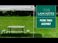 Lancaster Table Seating Picnic Table Assembly