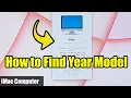 How to Find The Year Model of an iMac Computer