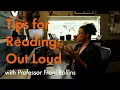 Tips for Reading Out Loud with Professor Frani Rollins