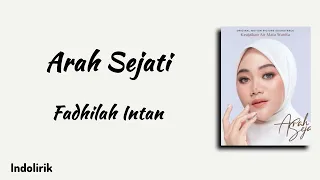 fadhilah intan arah sejati ost keajaiban air mata wanita lirik lagu