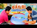 Marble Pushing Game on Mini Court