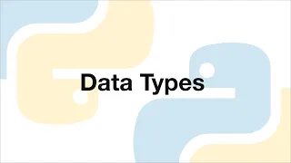 Data types in Python Part 1