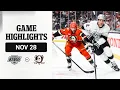 HIGHLIGHTS LA Kings at Anaheim Ducks 11 28 25