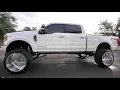 HOW A 2017 F250 PLATINUM IS BUILT 8 INCH CHROME LIFT ON 26X16 FROM START TO FINISH