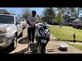 My first 200cc Scooter 68 mph